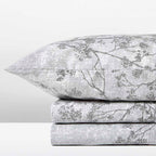 Σετ Φανελένια Σεντόνια Μονά Αιγαίον Flannel Tree 170X280 Grey F